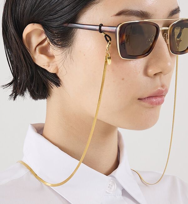 メンズファッションなら|【ザ ストア バイ シー/THE STORE by C’】 【SUNNY CORDS】Jane gold/グラスチェーン