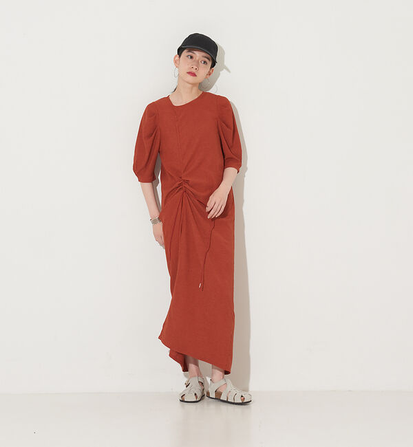 【ノミネ/NOMINE】 【前後着用可】2WAYドロストカットワンピース