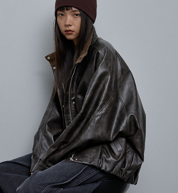 メンズファッションなら|【ノミネ/NOMINE】 ドルマンボリュームブルゾン