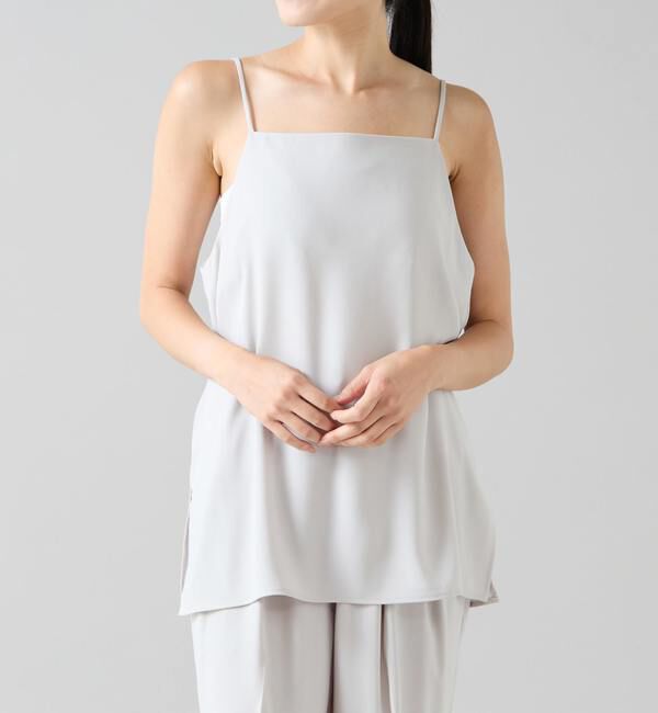 【ティアラ/TIARA】 バックサテンキャミソール（セットアップ可）