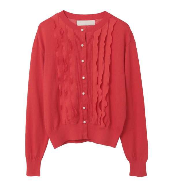 【ティアラ/TIARA】 【MARILYN MOON/マリリンムーン】フリルカーディガン