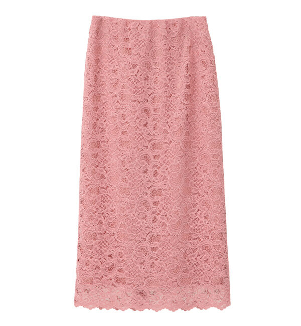 【ティアラ/TIARA】 Iラインレースタイトスカート