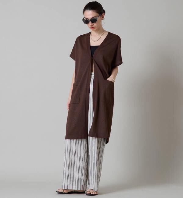 人気ファッションメンズ|【リエス/Liesse】 シアーニットジレ