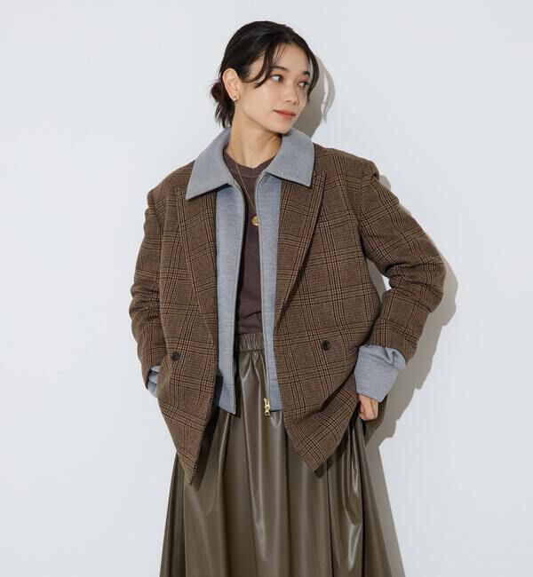 【リエス/Liesse】 ピークドダブルジャケット