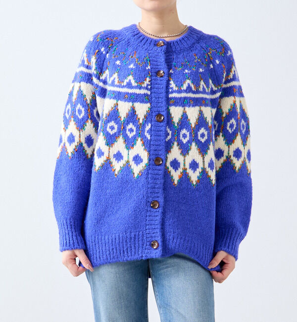 ファッションメンズのイチオシ|【ソフィット/SOFFITTO】 【GREEN BUTTER/グリーンバター】Alpaca Nordic Cardigan