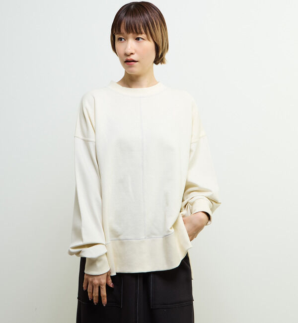 人気メンズファッション|【ソフィット/SOFFITTO】 【nota della mano sinistra(ノータ デラ マノ シニストラ)】袖切替デザインスウェット