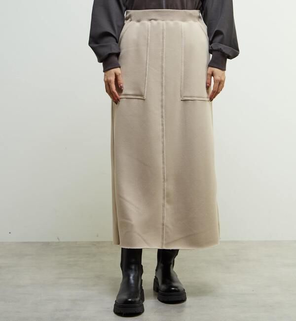 【ソフィット/SOFFITTO】 【nota della mano sinistra（ノータ デラ マノ シニストラ）】ポケット付ロングスカート