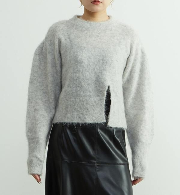 【ソフィット/SOFFITTO】 【A_/エース】アルパカ混クルーネックニット