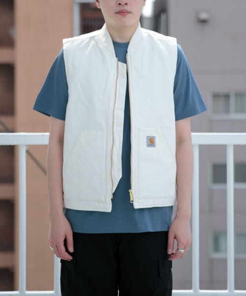 ファッションメンズのイチオシ|【センスオブプレイス バイ アーバンリサーチ/SENSE OF PLACE by URBAN RESEARCH】 SENSE OF PLACE carhartt CLASSIC VEST