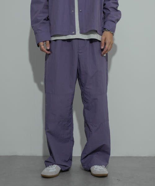メンズファッションオススメ|【センスオブプレイス バイ アーバンリサーチ/SENSE OF PLACE by URBAN RESEARCH】 SENSE OF PLACE ddp NYLON WIDE PANTS