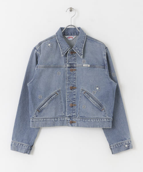 ファッションメンズなら|【センスオブプレイス バイ アーバンリサーチ/SENSE OF PLACE by URBAN RESEARCH】 SENSE OF PLACE Wrangler DENIM FLOWER JACKET