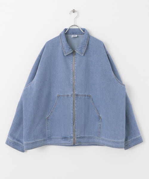 メンズファッションなら|【センスオブプレイス バイ アーバンリサーチ/SENSE OF PLACE by URBAN RESEARCH】 SENSE OF PLACE ddp DENIM ZIP BLOUSON