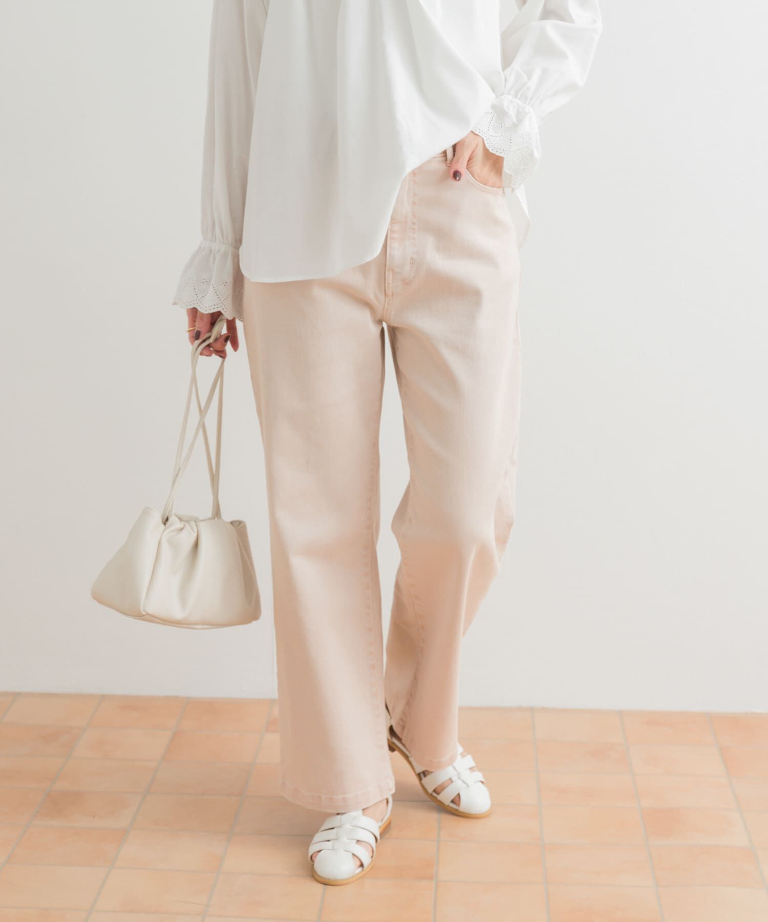 【アーバンリサーチ/URBAN RESEARCH】 製品染めカラーパンツ