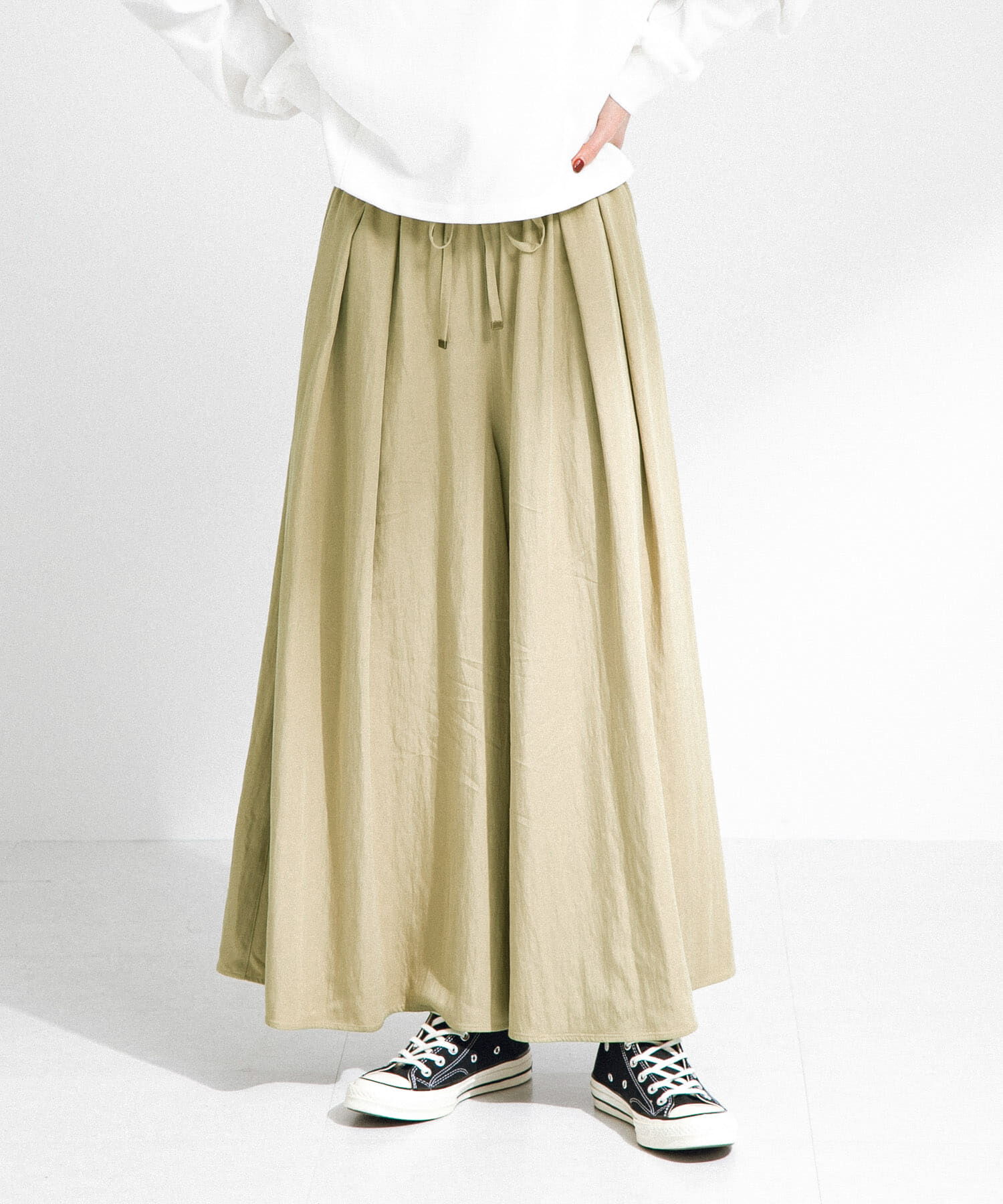 【アーバンリサーチ/URBAN RESEARCH】 レーヨンツイルイージースカーチョ