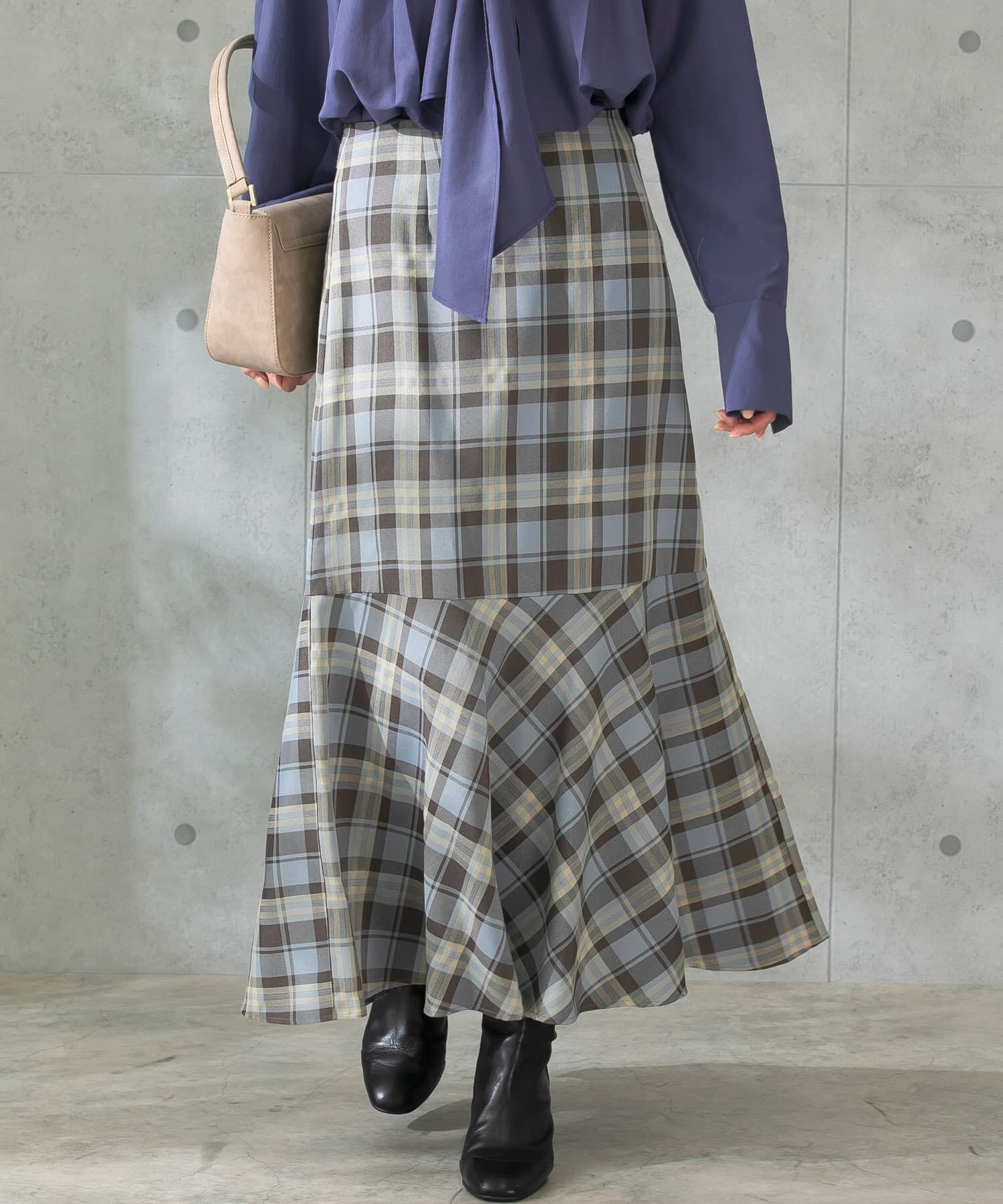 【アーバンリサーチ/URBAN RESEARCH】 切替マーメイドスカート