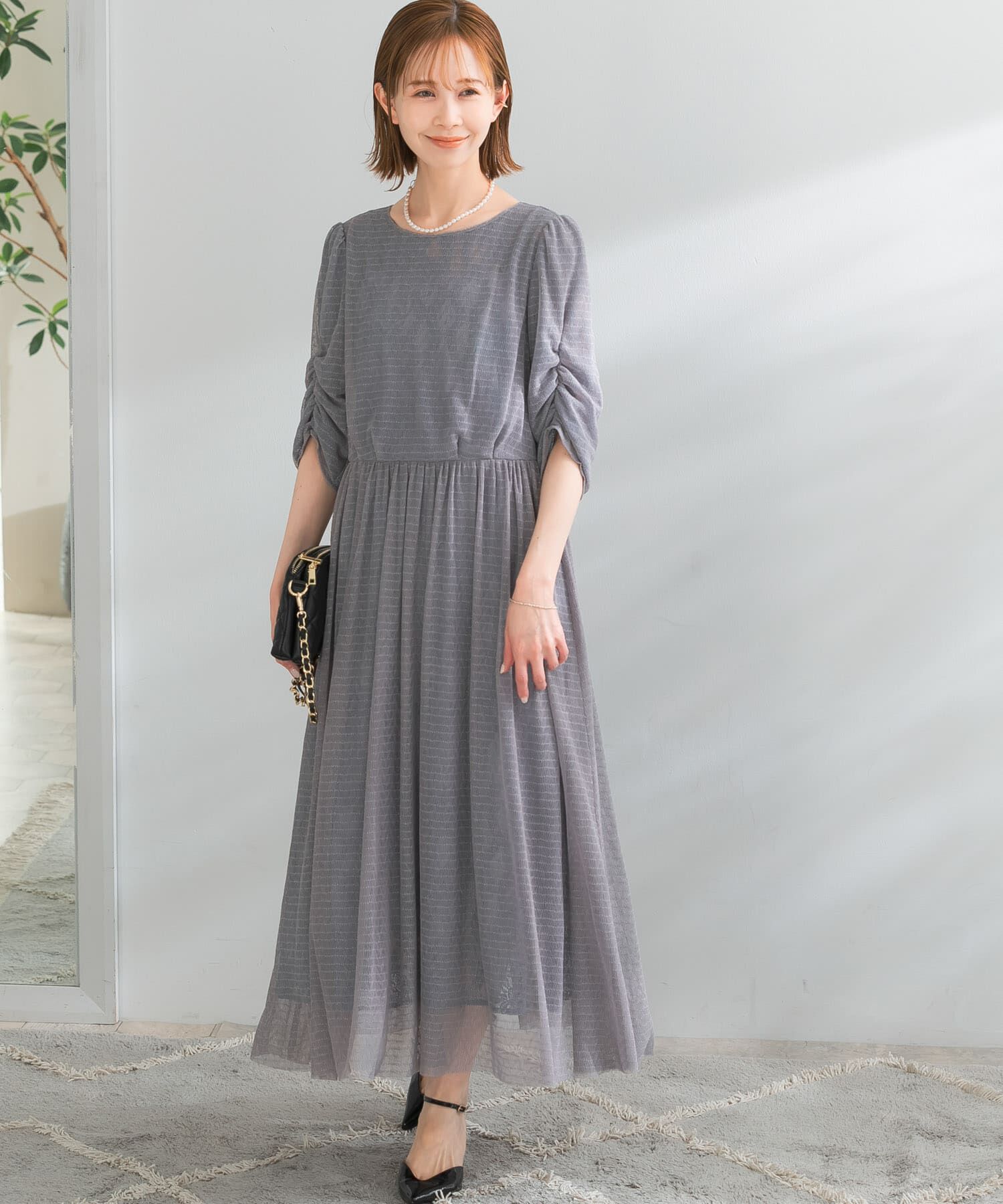 【アーバンリサーチ/URBAN RESEARCH】 オーバーレースドレス