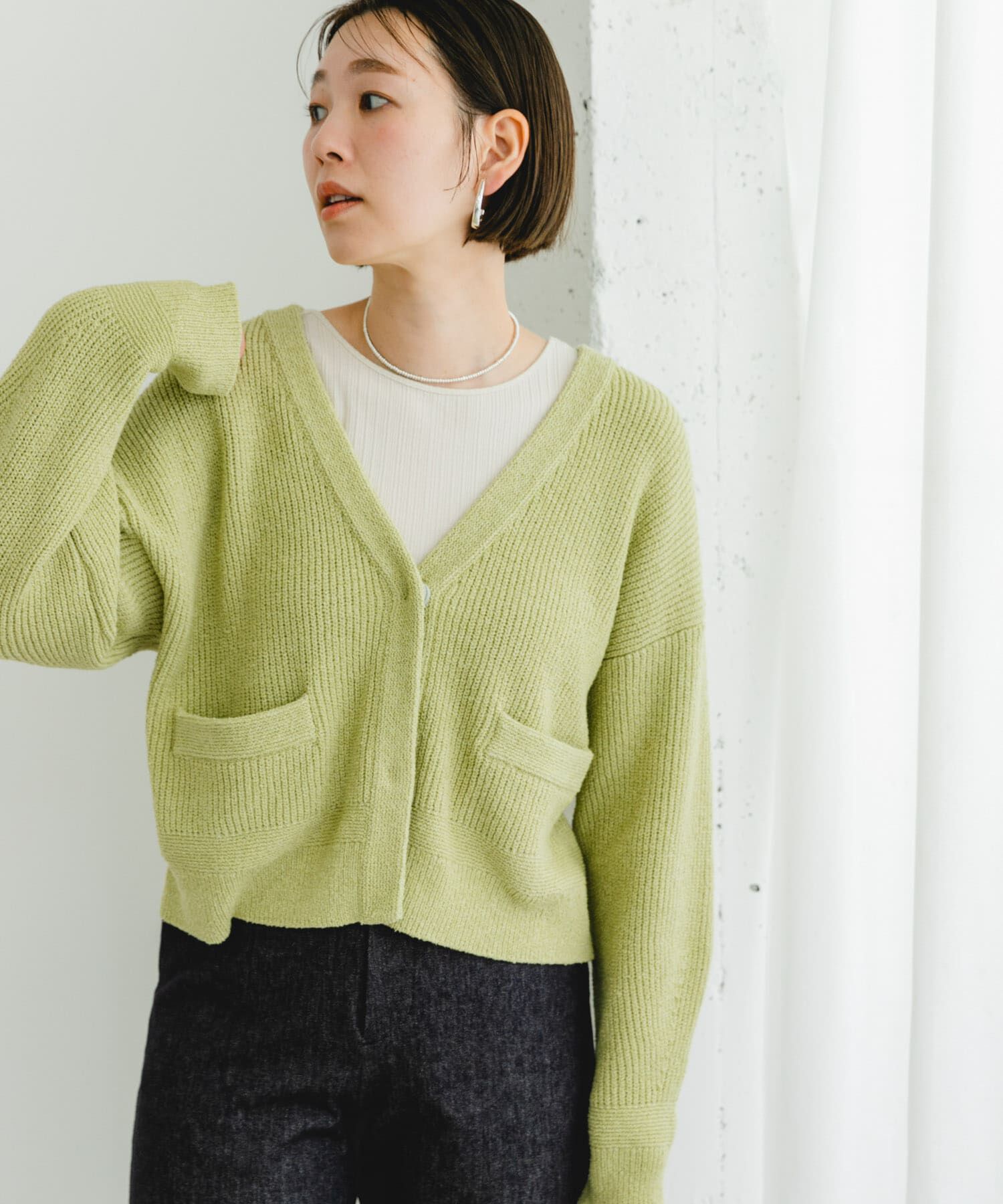 メンズファッションの一押し|【アーバンリサーチ/URBAN RESEARCH】 F by ROSSO コットンブークレ片畦カーディガン