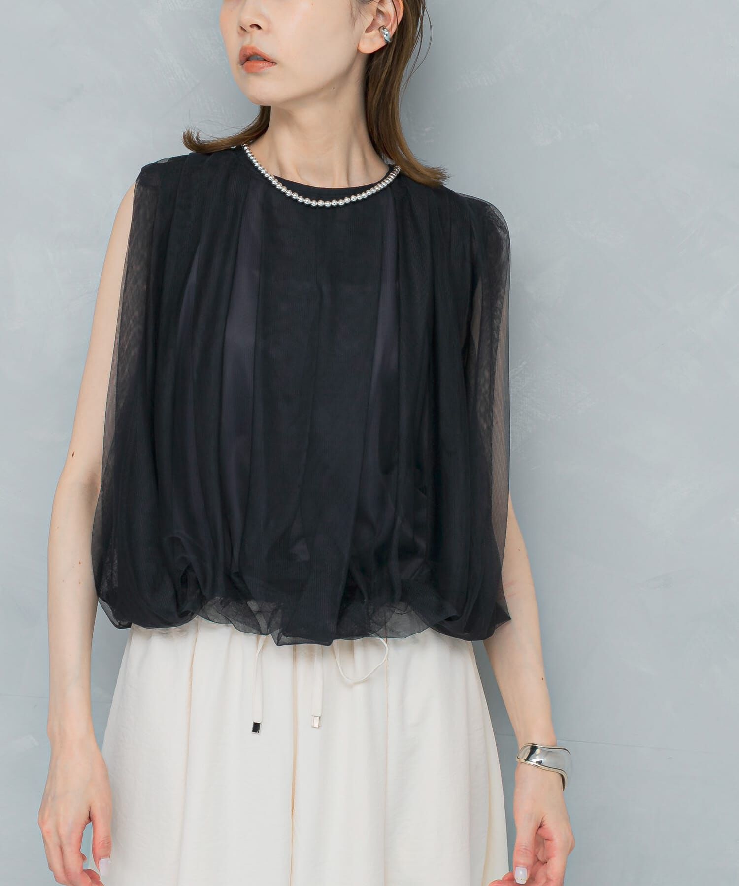 人気メンズファッション|【アーバンリサーチ/URBAN RESEARCH】 チュールタックプルオーバー