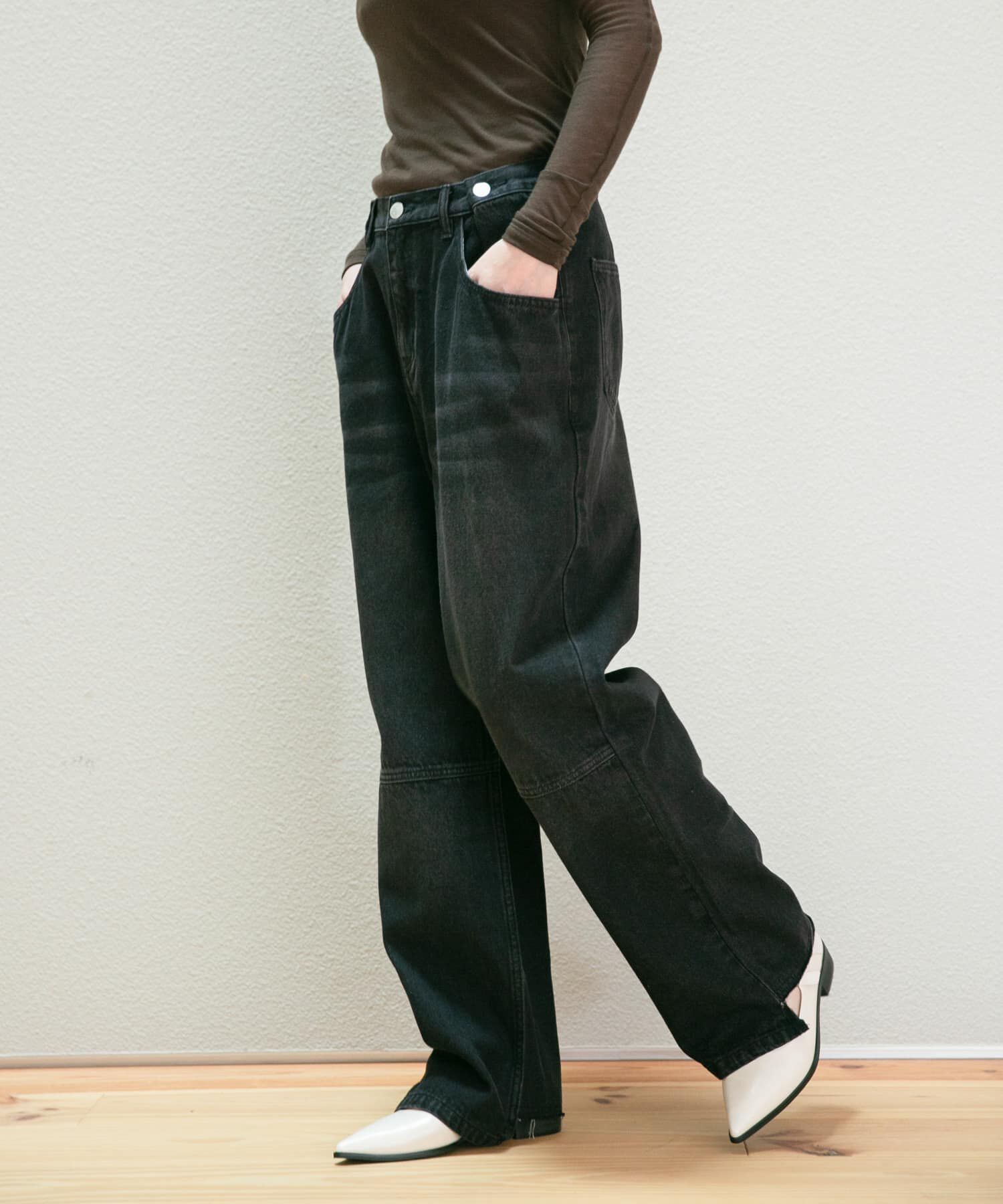 【アーバンリサーチ/URBAN RESEARCH】 YENN TUCK BELT DESIGN PANTS