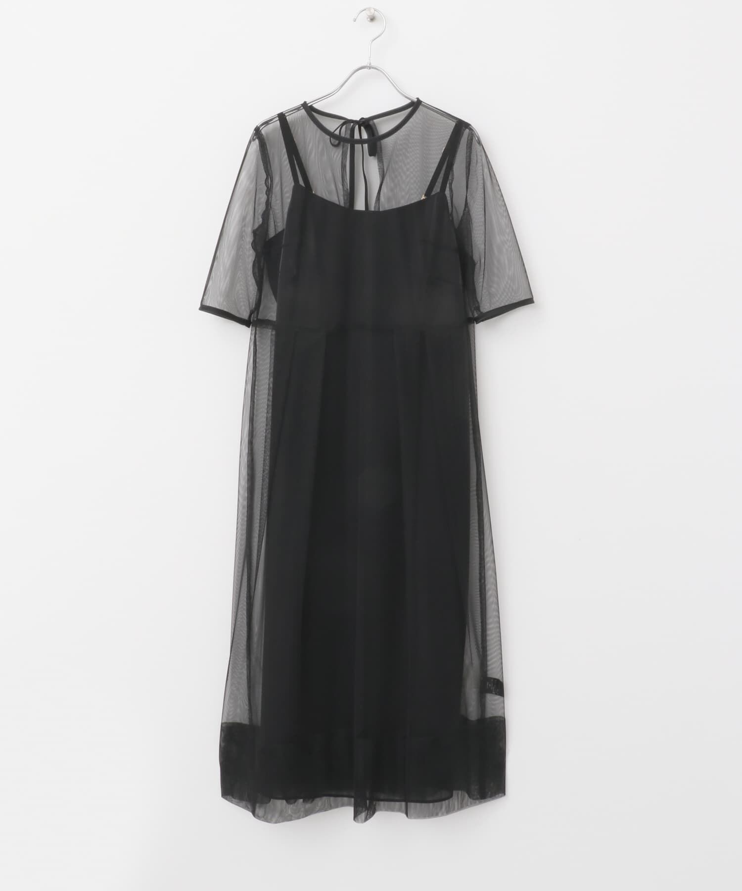 【アーバンリサーチ/URBAN RESEARCH】 kaene シャンブレーキャミドッキングドレス(lo)