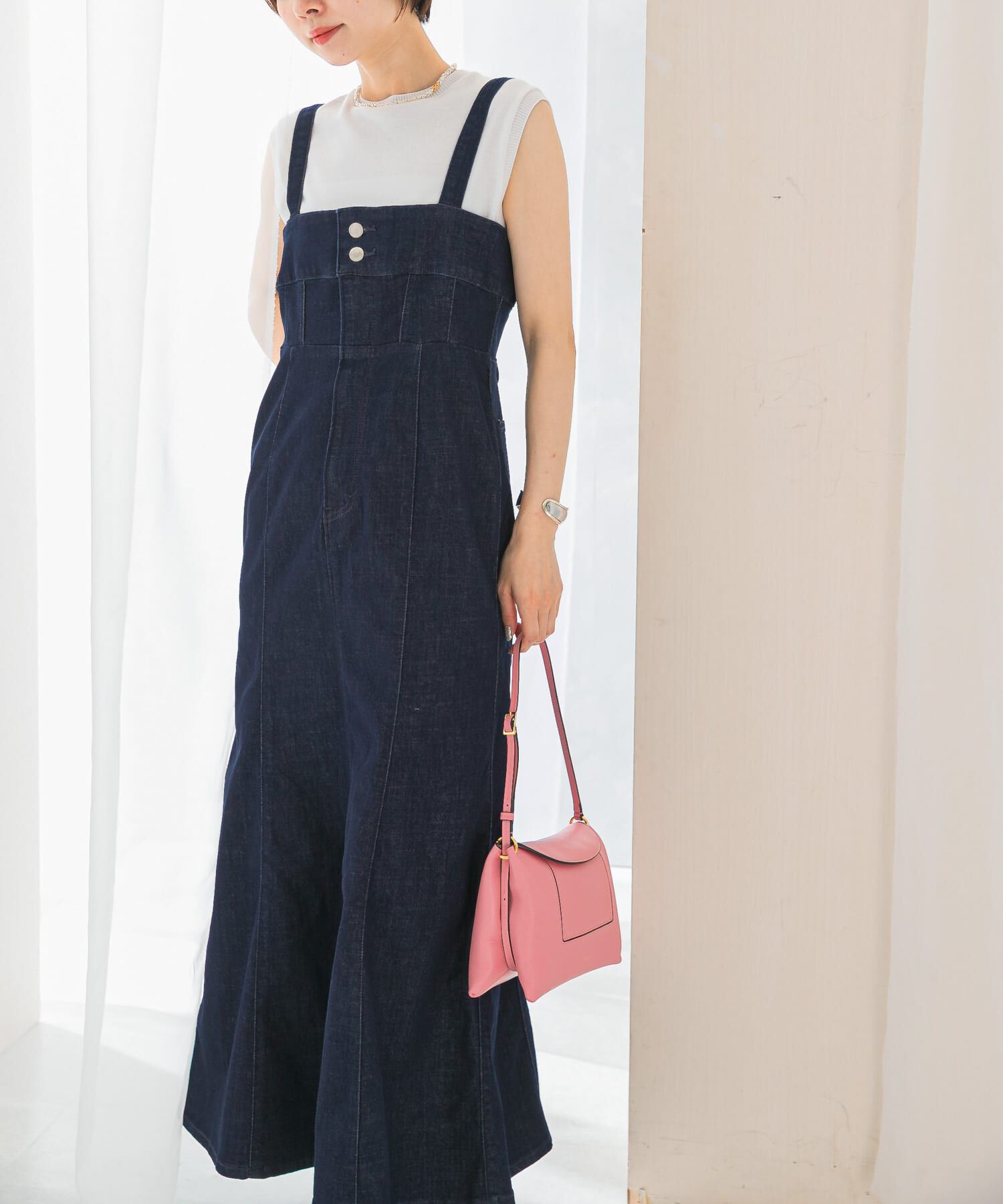 【アーバンリサーチ/URBAN RESEARCH】 『別注』Lee×ROSSO CAMISOLE FLARE SKIRT