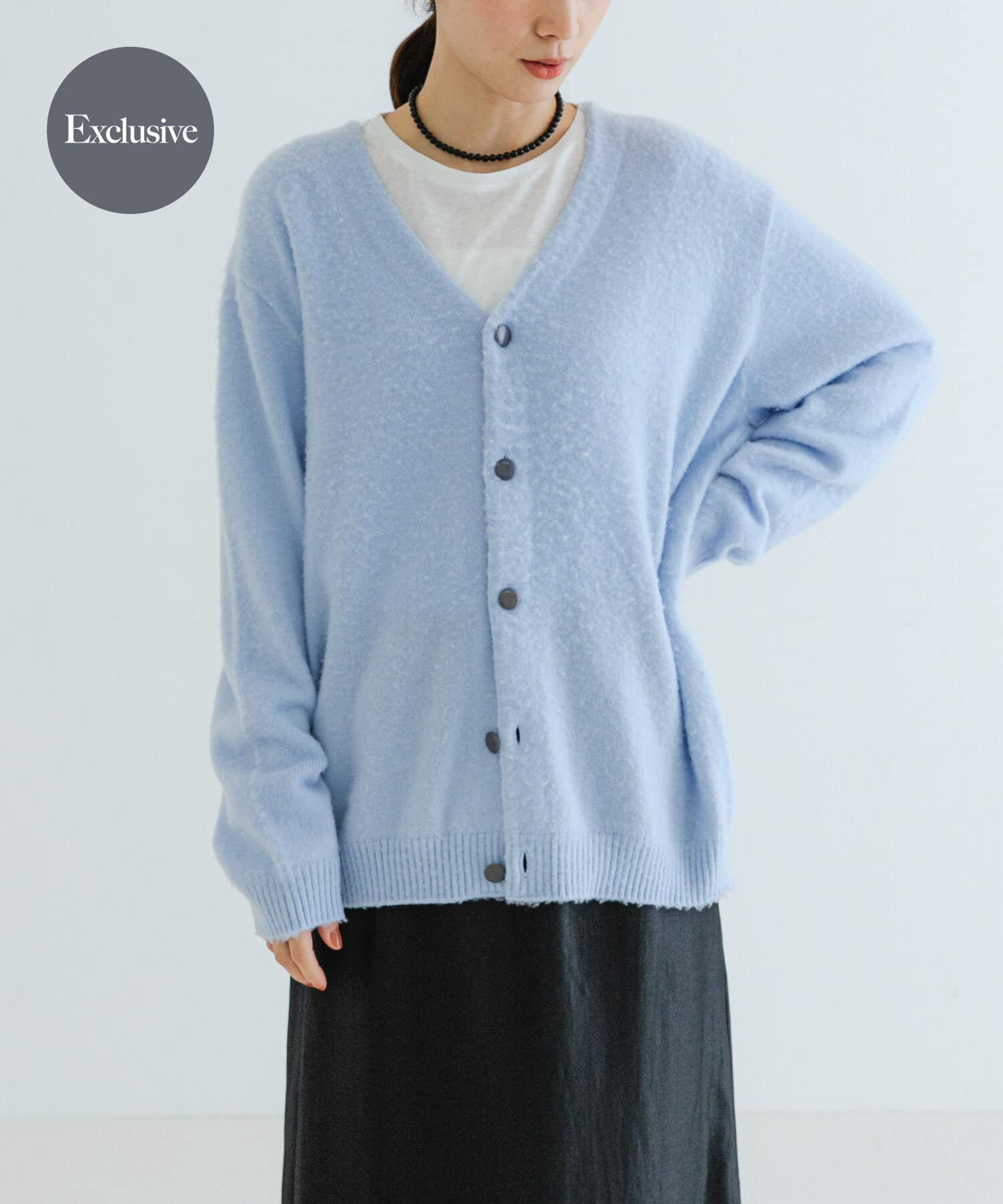 【アーバンリサーチ/URBAN RESEARCH】 『別注』ROUTINE×URBAN RESEARCH 起毛カーディガン