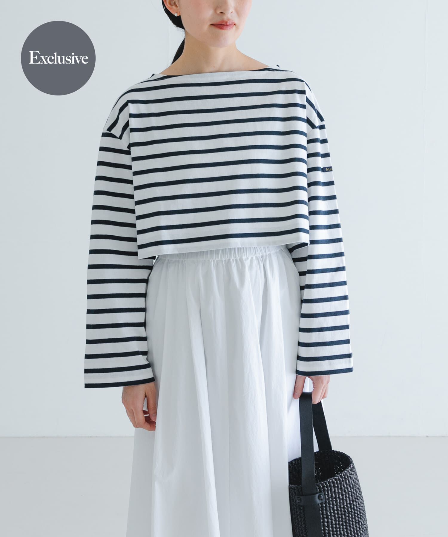 モテ系メンズファッション|【アーバンリサーチ/URBAN RESEARCH】 『別注』Le minor×UR Border cropped T-shirts