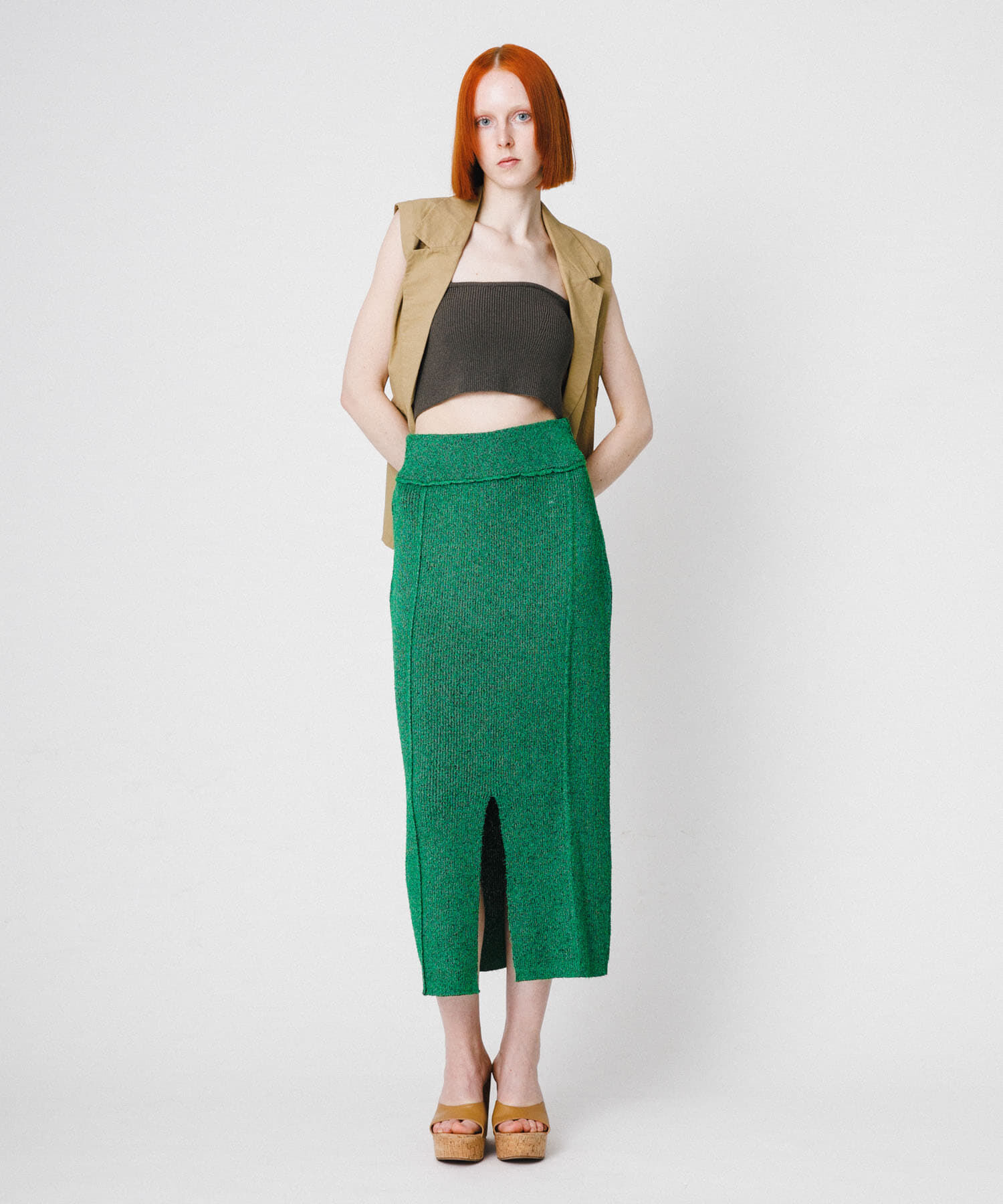 ߥͤ㤨֡ڥХꥵ/URBAN RESEARCH mosa knit skirtפβǤʤ8,250ߤˤʤޤ