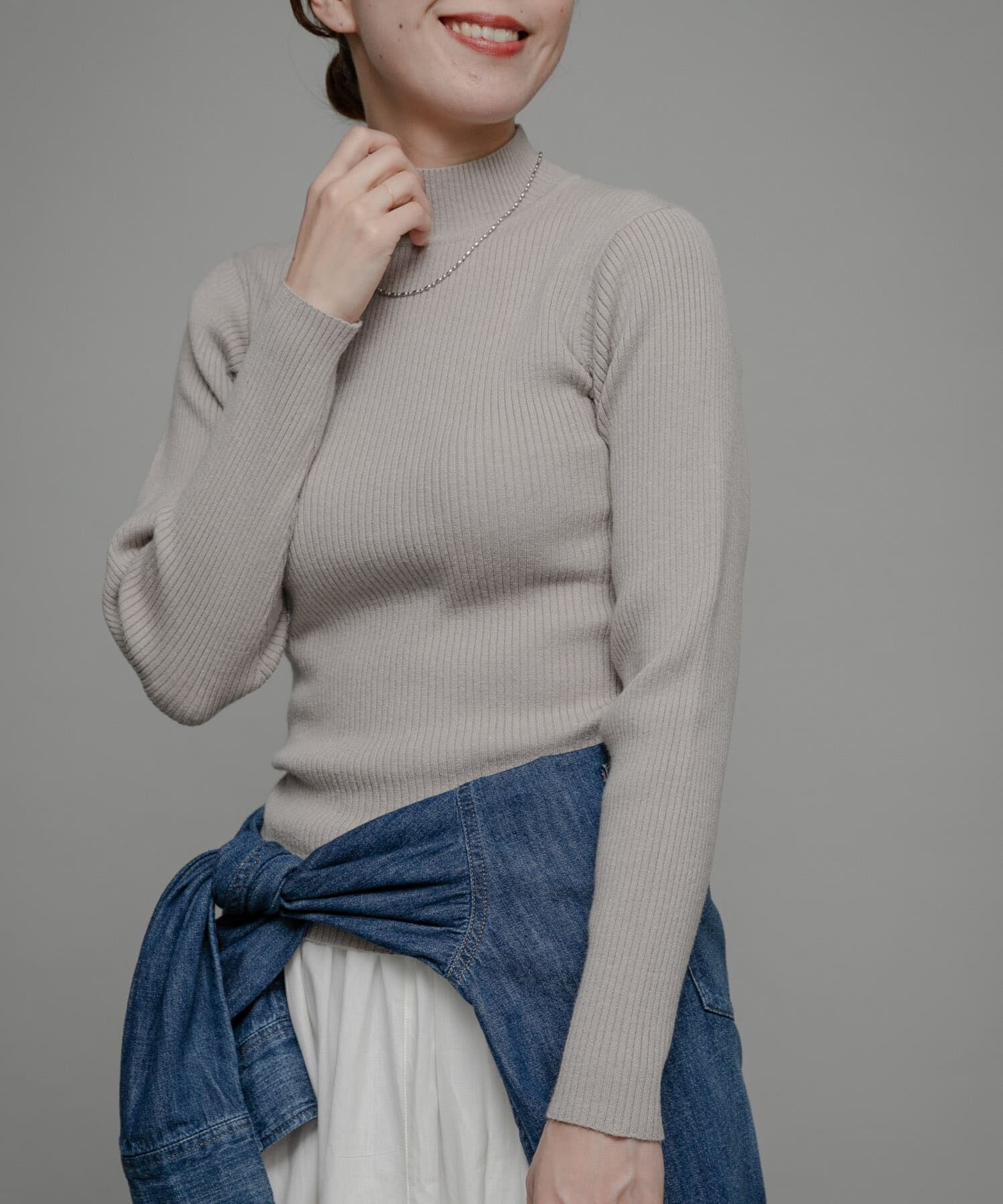 Noble ELENI エルニ 2025AW レイヤードスリーブレスニット ELENI/エルニ レイヤードスリーブレスニット（ニット／セーター