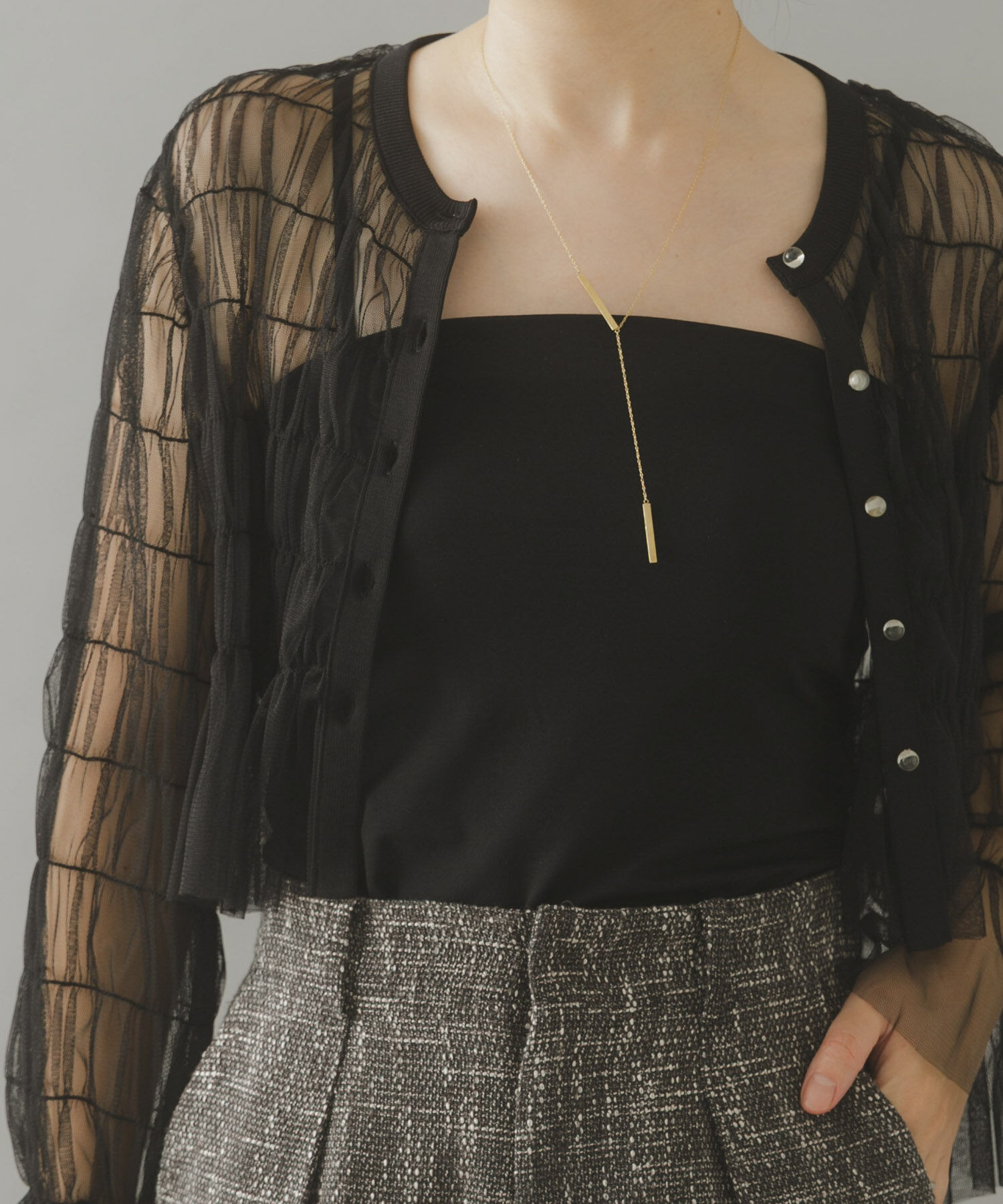 kaene　ベアトップキャミソール