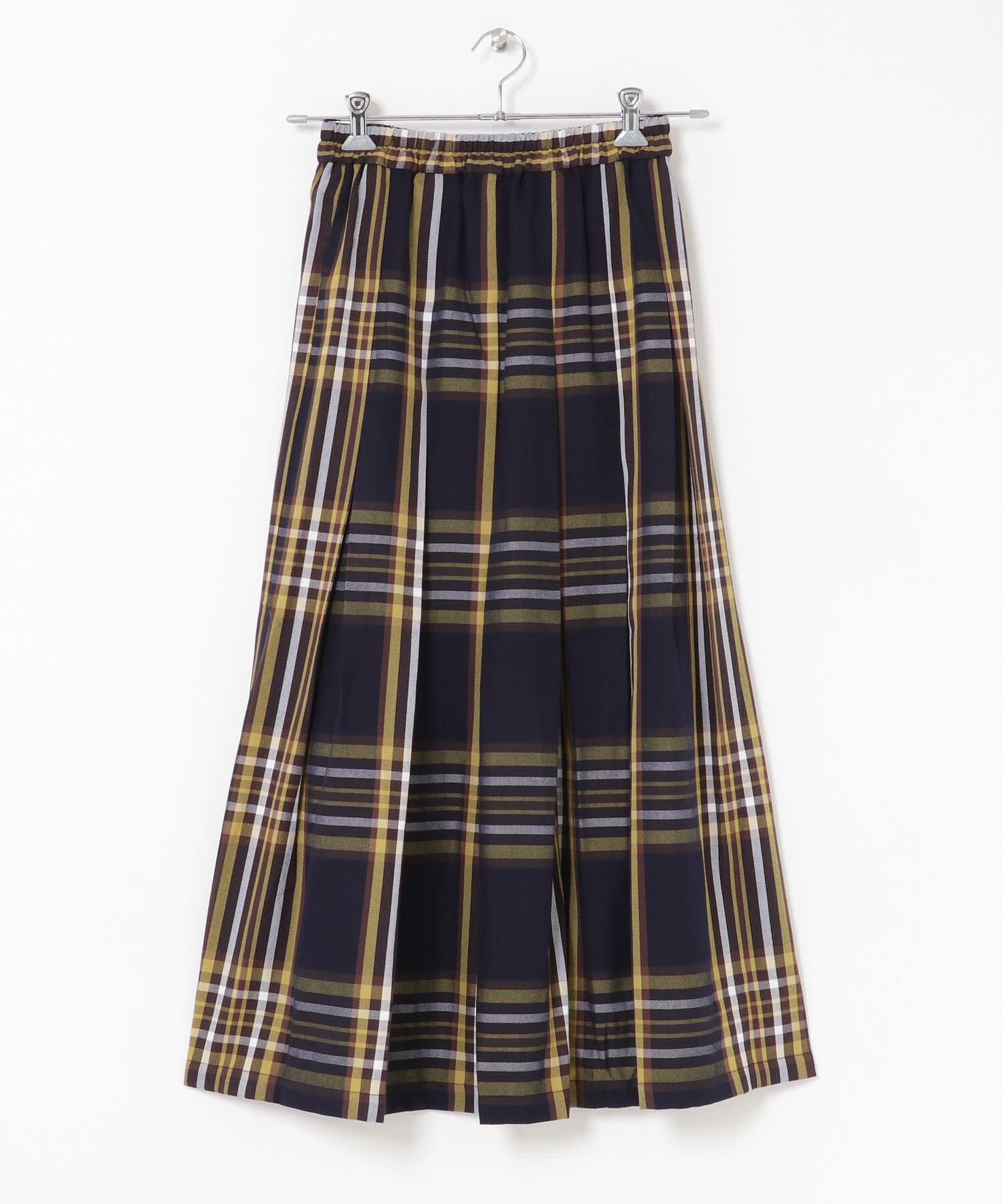 oriens チェック柄ひざ丈スカート フリーサイズ oriens チェック柄ひざ丈スカート フリーサイズ oriens チェック柄ひざ