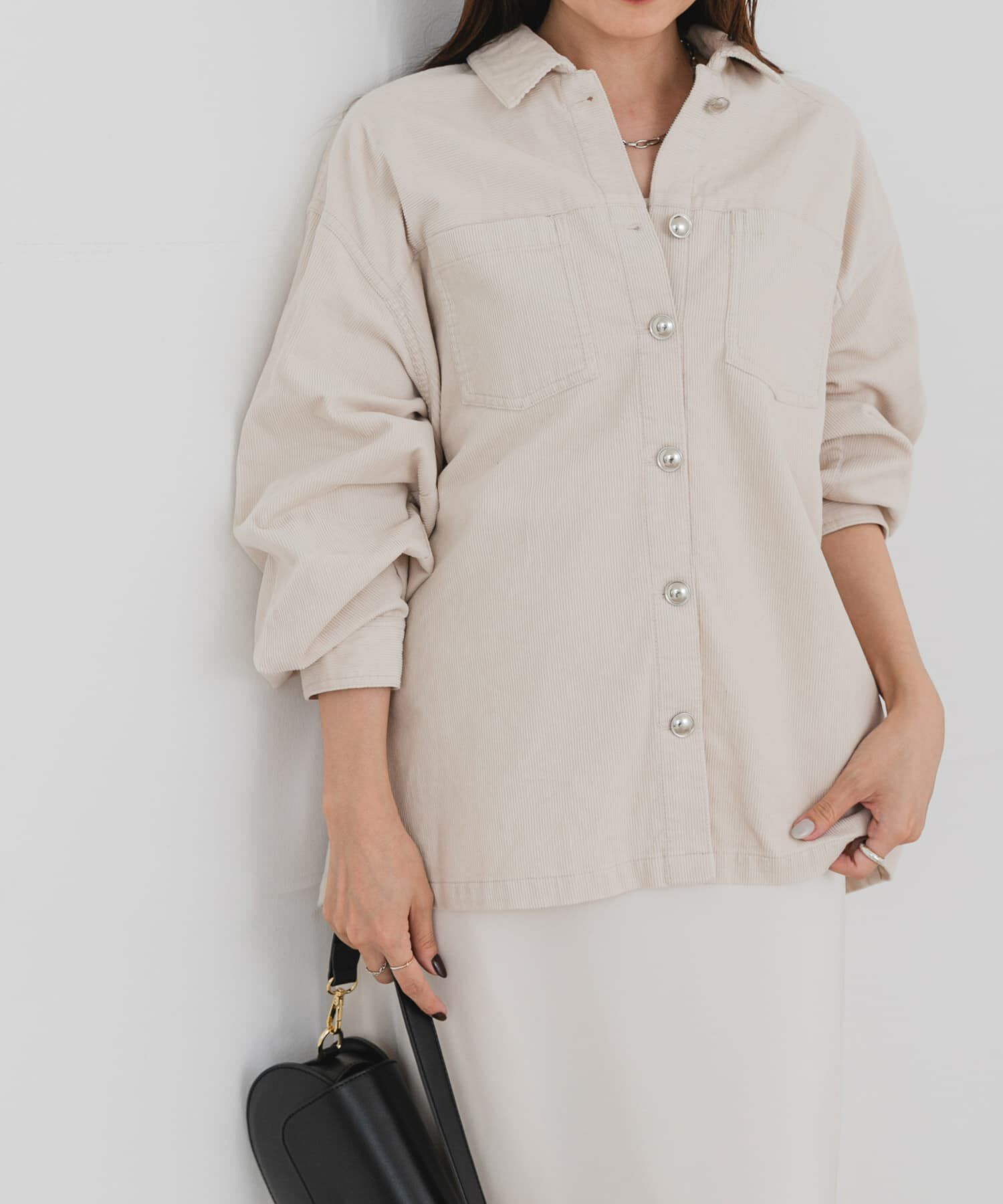 【アーバンリサーチ/URBAN RESEARCH】 F by ROSSO コーデュロイシャツジャケット