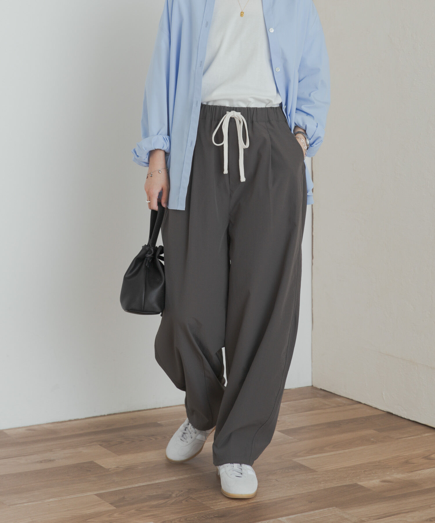 【アーバンリサーチ/URBAN RESEARCH】 ドロストコクーンパンツ