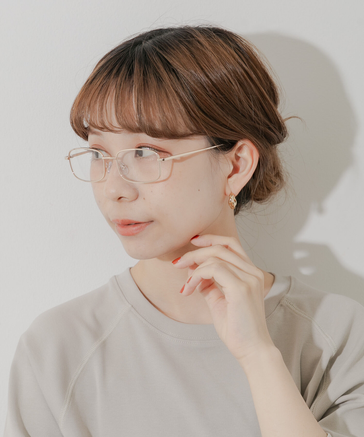 モテ系ファッションメンズ|【アーバンリサーチ/URBAN RESEARCH】 メタルスクエアダテメガネ