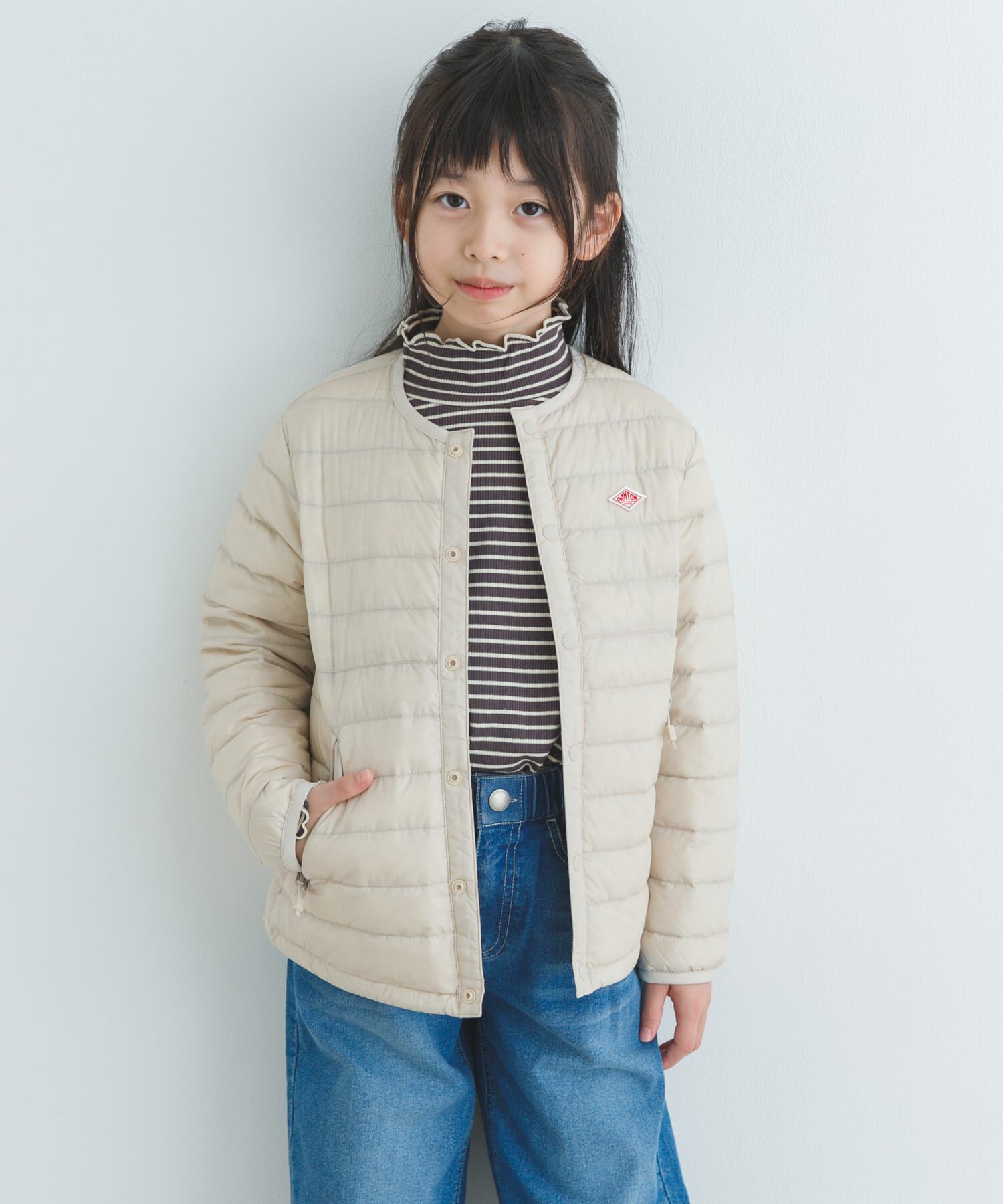 【アーバンリサーチ/URBAN RESEARCH】 DANTON INNER DOWN CREW-NECK JACKET(KIDS)