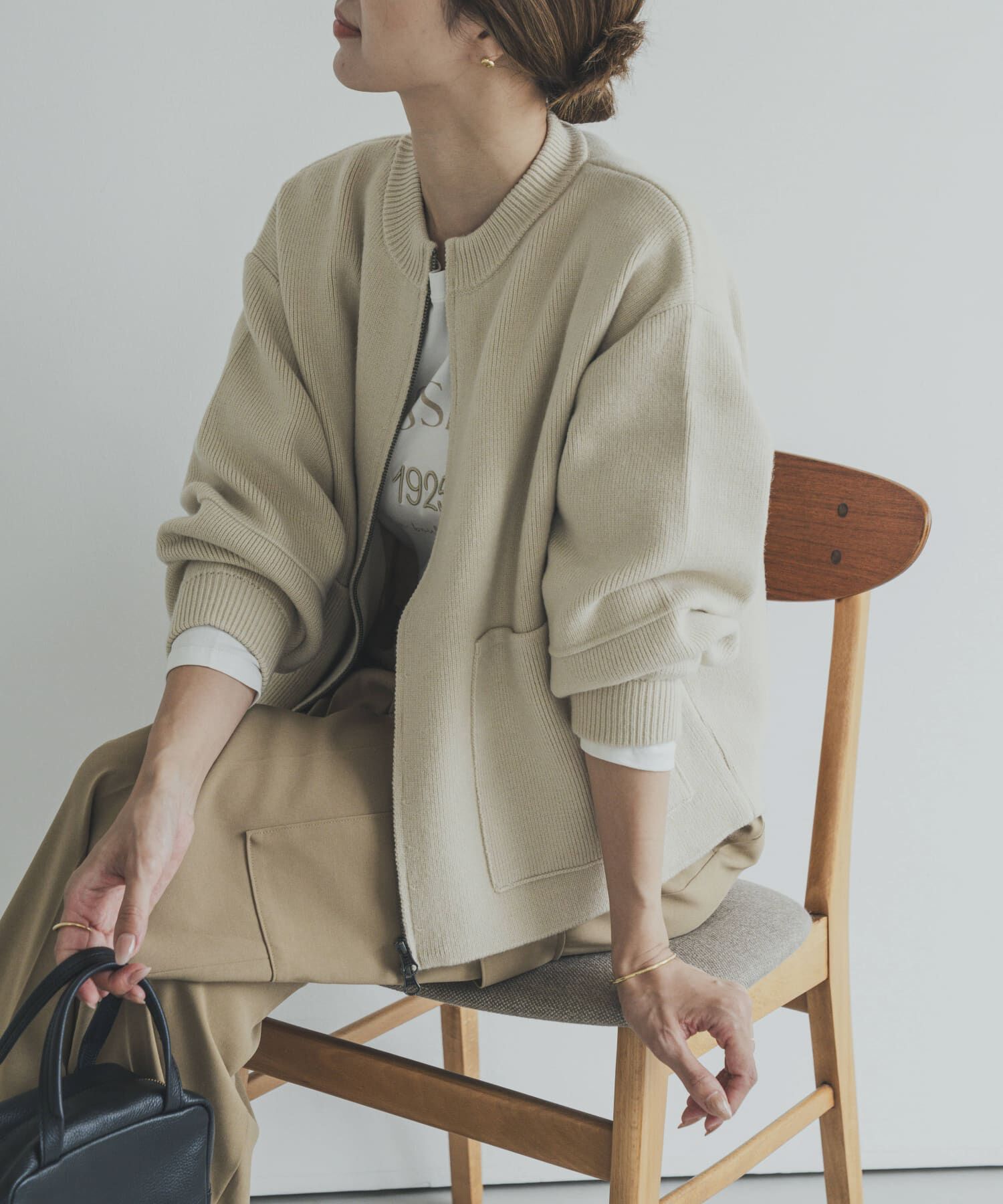 新品タグ付き　かぐれ　ウールクルーネックジャケット　アーバンリサーチドアーズ ウールクルーネックジャケット（かぐれ）｜ルミネのファッション通販