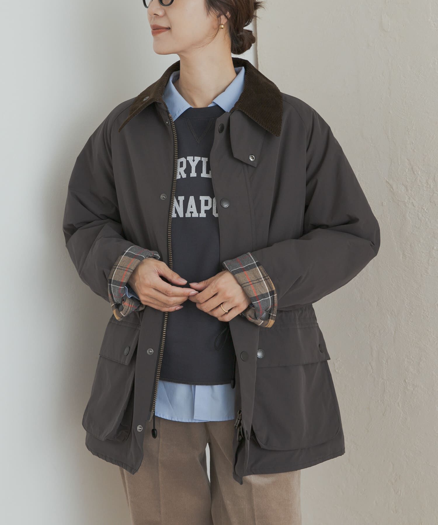【アーバンリサーチ/URBAN RESEARCH】 『別注』Barbour OS BEDALE PADDED