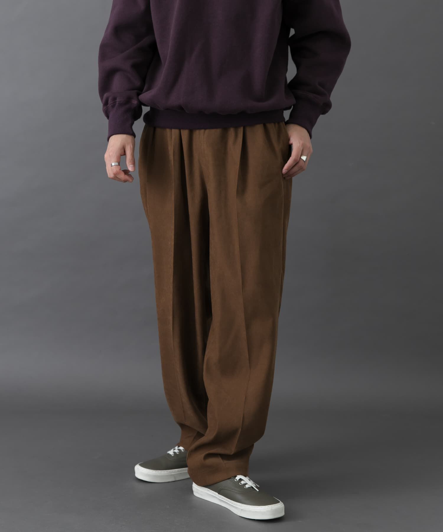 メンズファッションオススメ|【アーバンリサーチ/URBAN RESEARCH】 FORK&SPOON スウェードライクパンツ