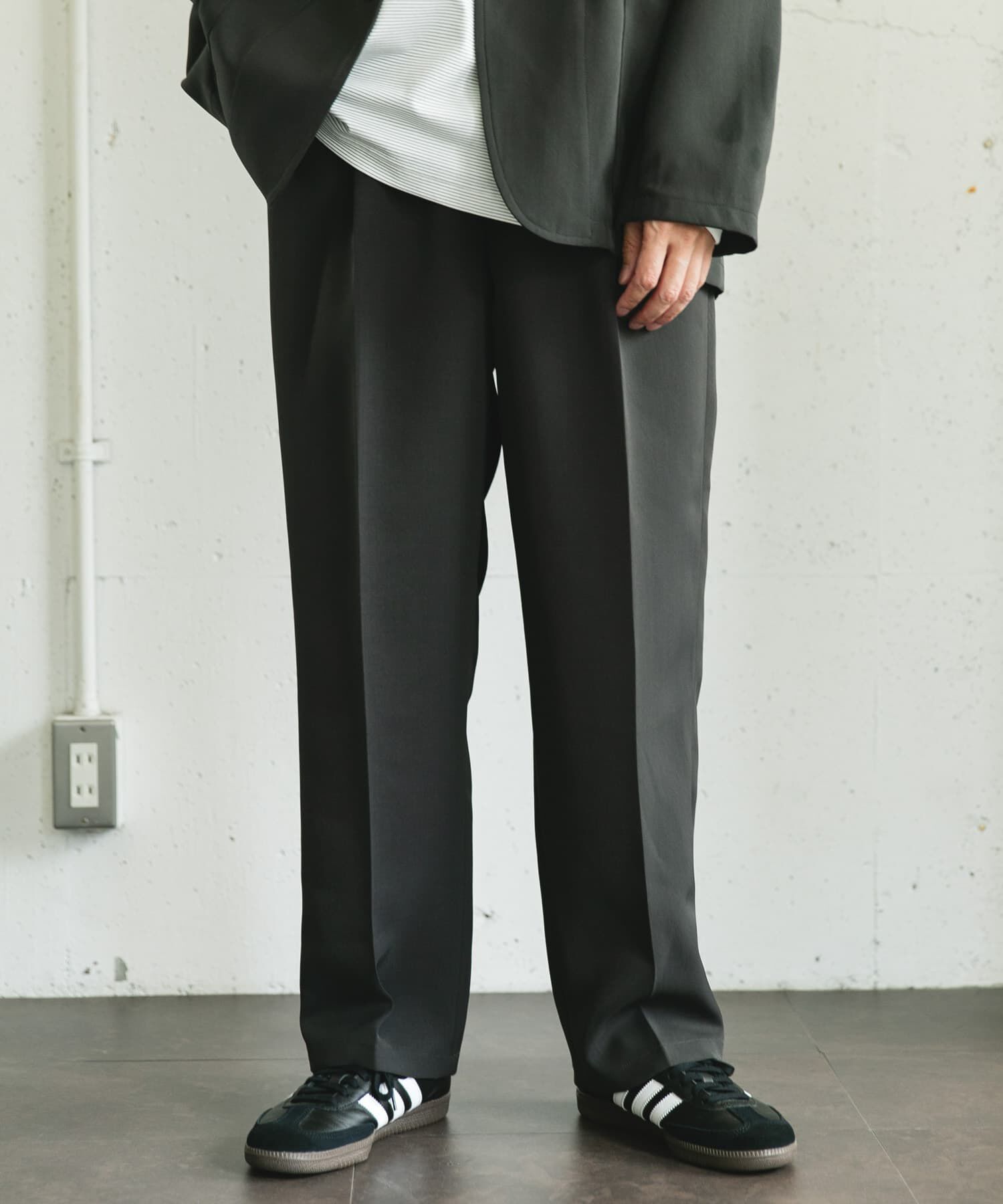 ファッションメンズなら|【アーバンリサーチ/URBAN RESEARCH】 ダブルクロス イージートラウザー