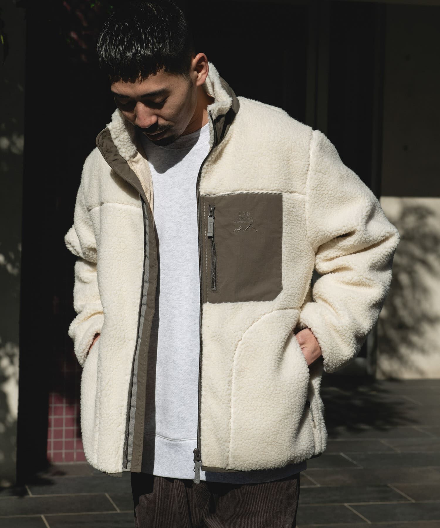 ファッションメンズお薦め|【アーバンリサーチ/URBAN RESEARCH】 URD防風ボアジップブルゾン