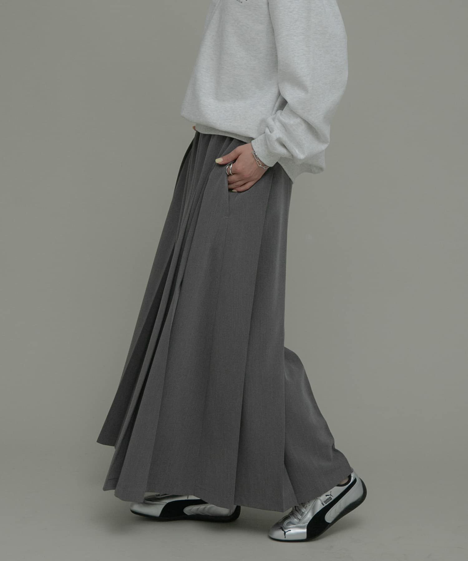 【アーバンリサーチ/URBAN RESEARCH】 プリーツイージースカート