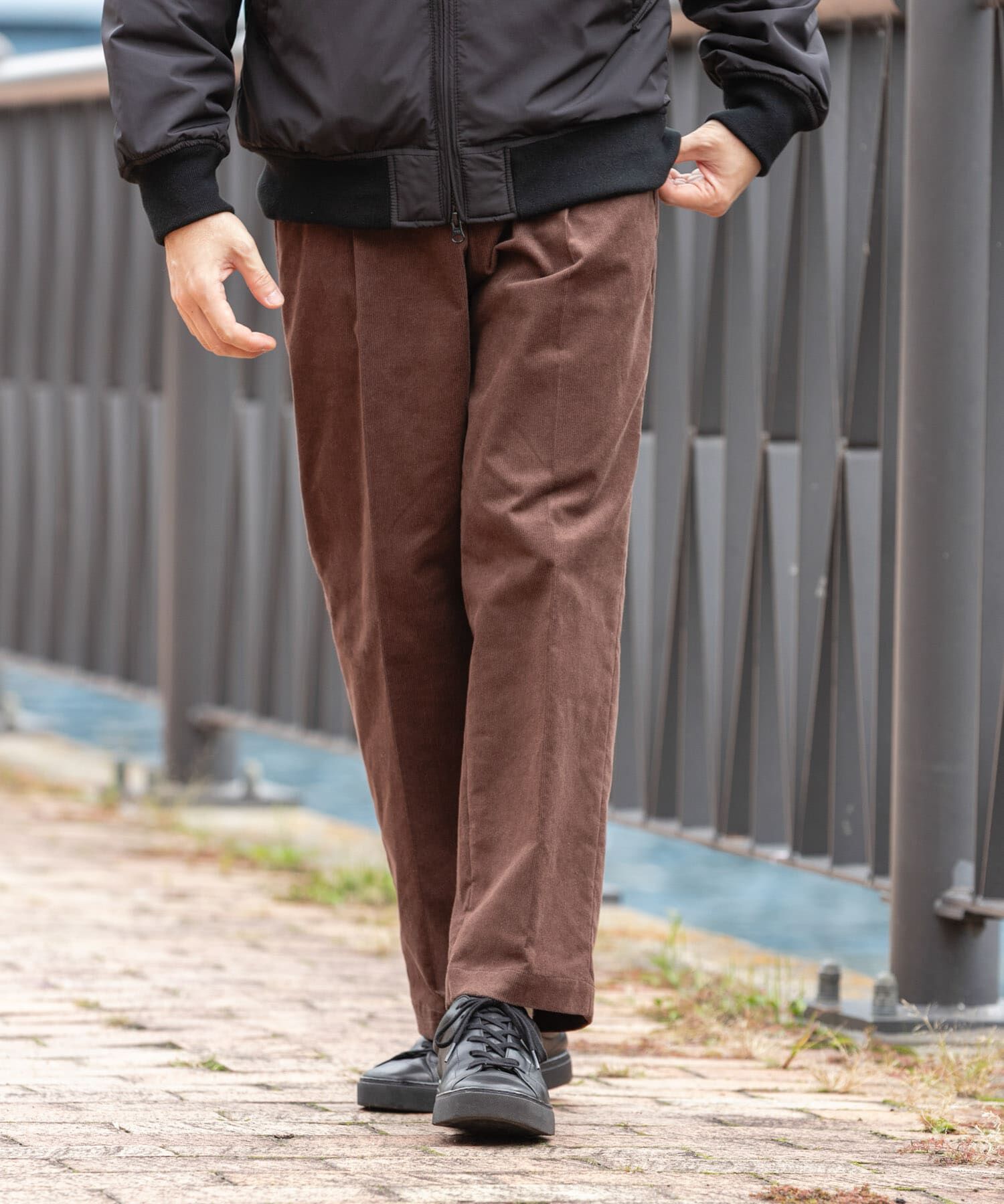 メンズファッションなら|【アーバンリサーチ/URBAN RESEARCH】 『XLサイズあり』ストレッチコーデュロイ1タックワイドスラックス