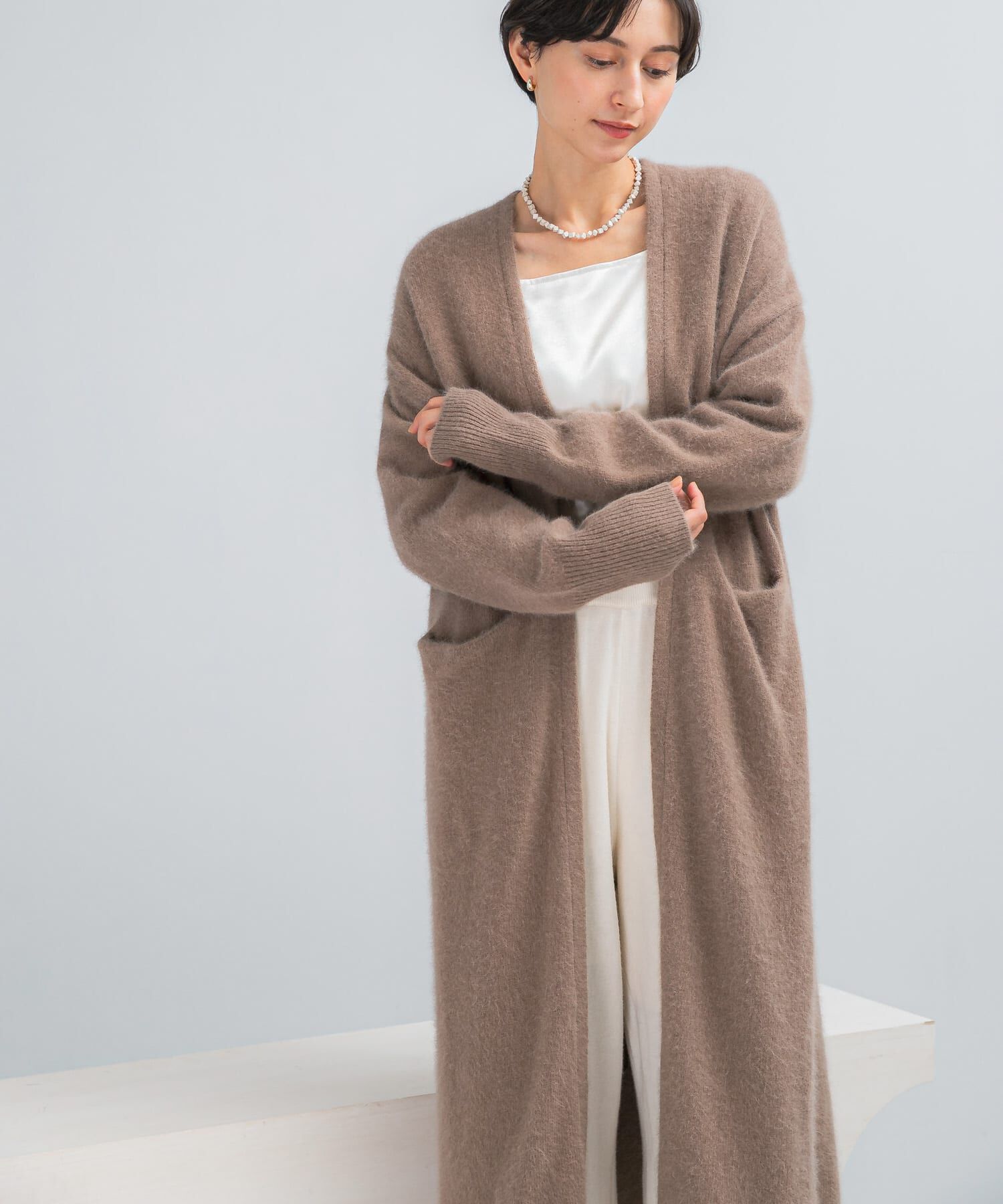 モテ系ファッションメンズ|【アーバンリサーチ/URBAN RESEARCH】 ファーニットロングガウン