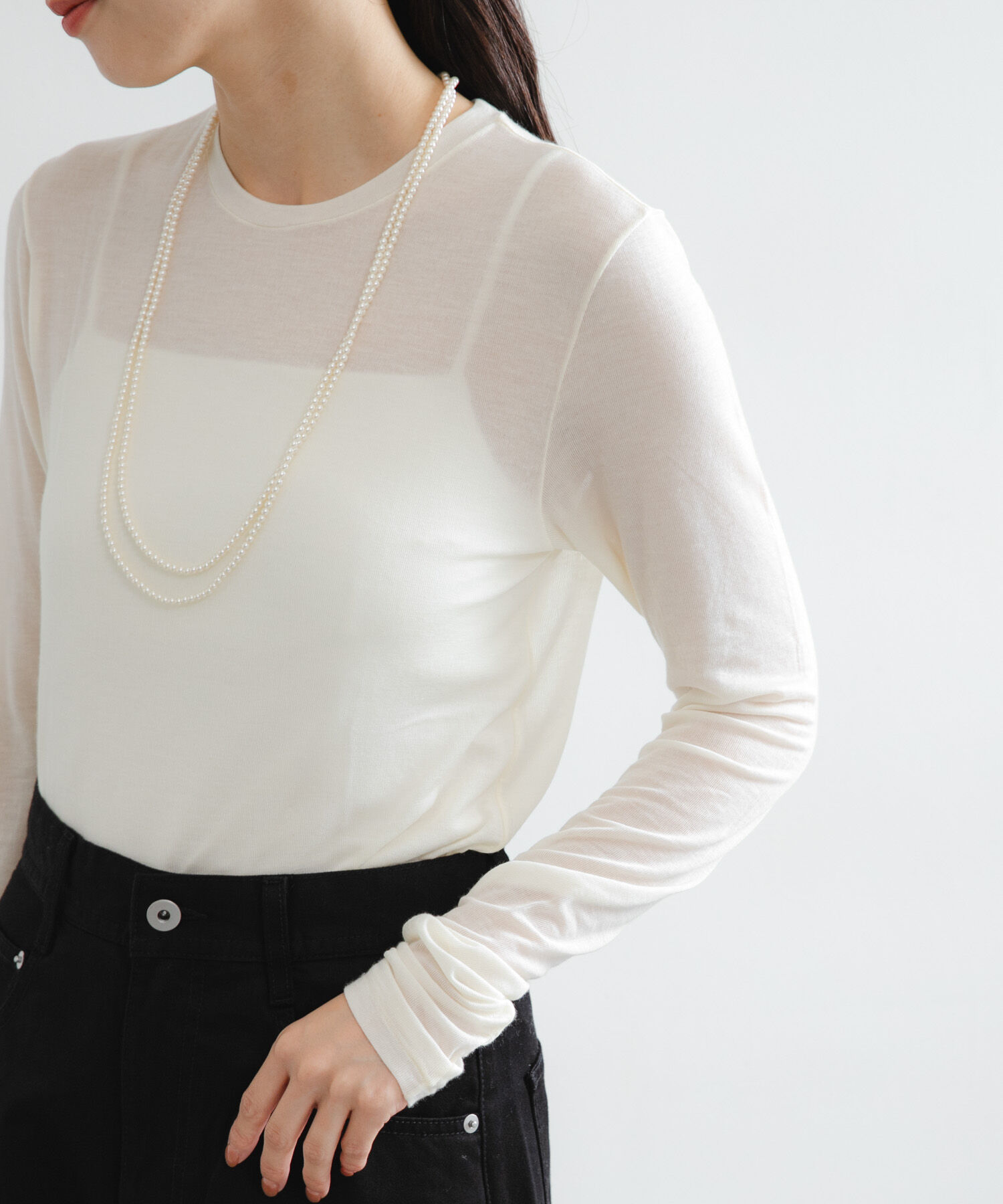 人気ファッションメンズ|【アーバンリサーチ/URBAN RESEARCH】 カシミヤシルククルーネックカットソー