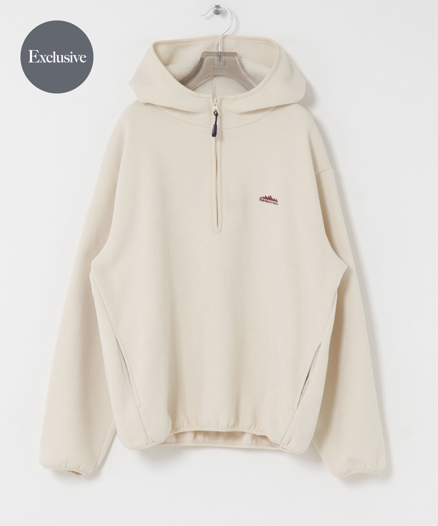 モテ系ファッションメンズ|【アーバンリサーチ/URBAN RESEARCH】 『別注』THOUSAND MILE×URBAN RESEARCH KNIT FREECE HF-ZIP HOODIE