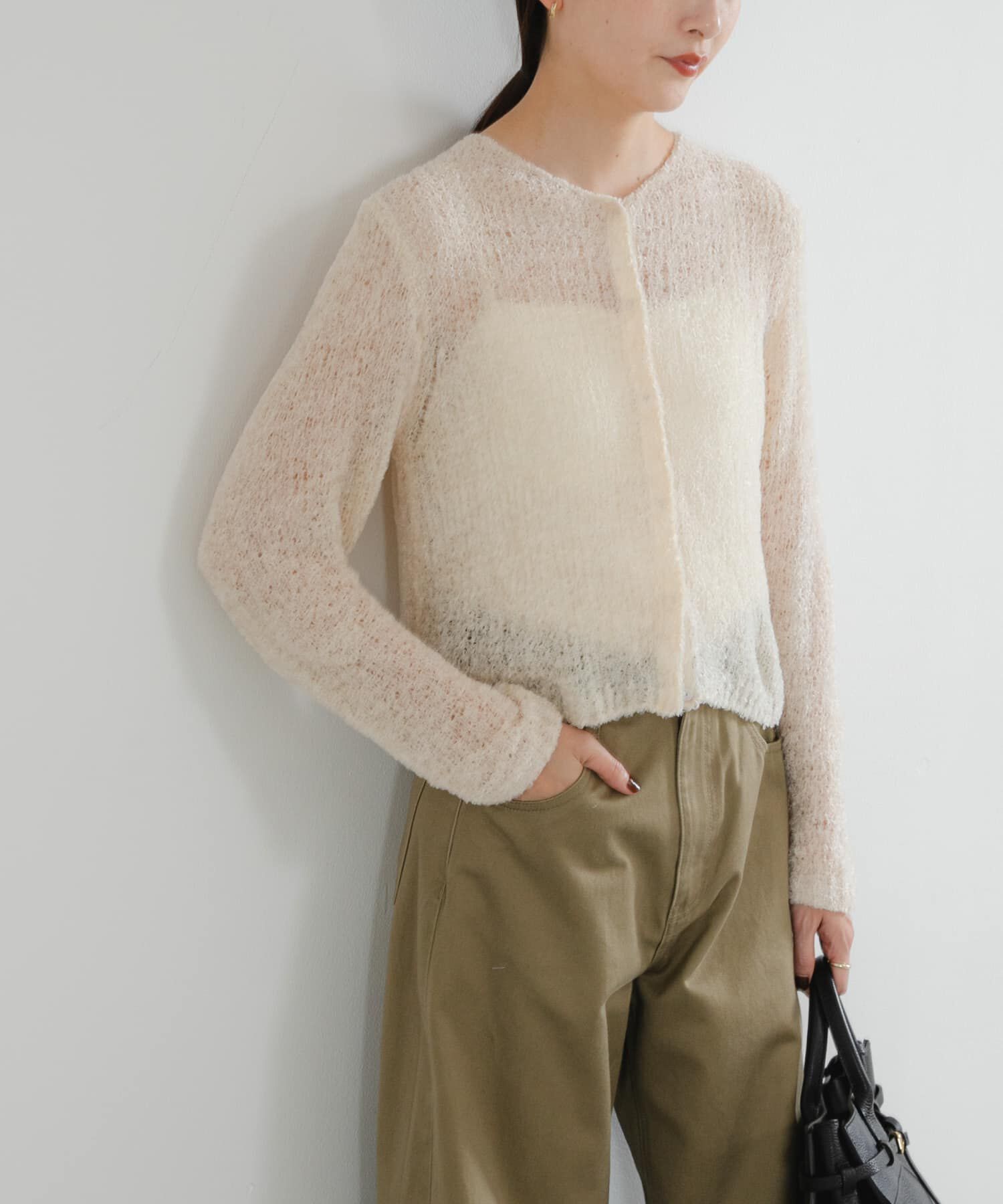 モテ系ファッションメンズ|【アーバンリサーチ/URBAN RESEARCH】 シアーモールショート丈カーディガン