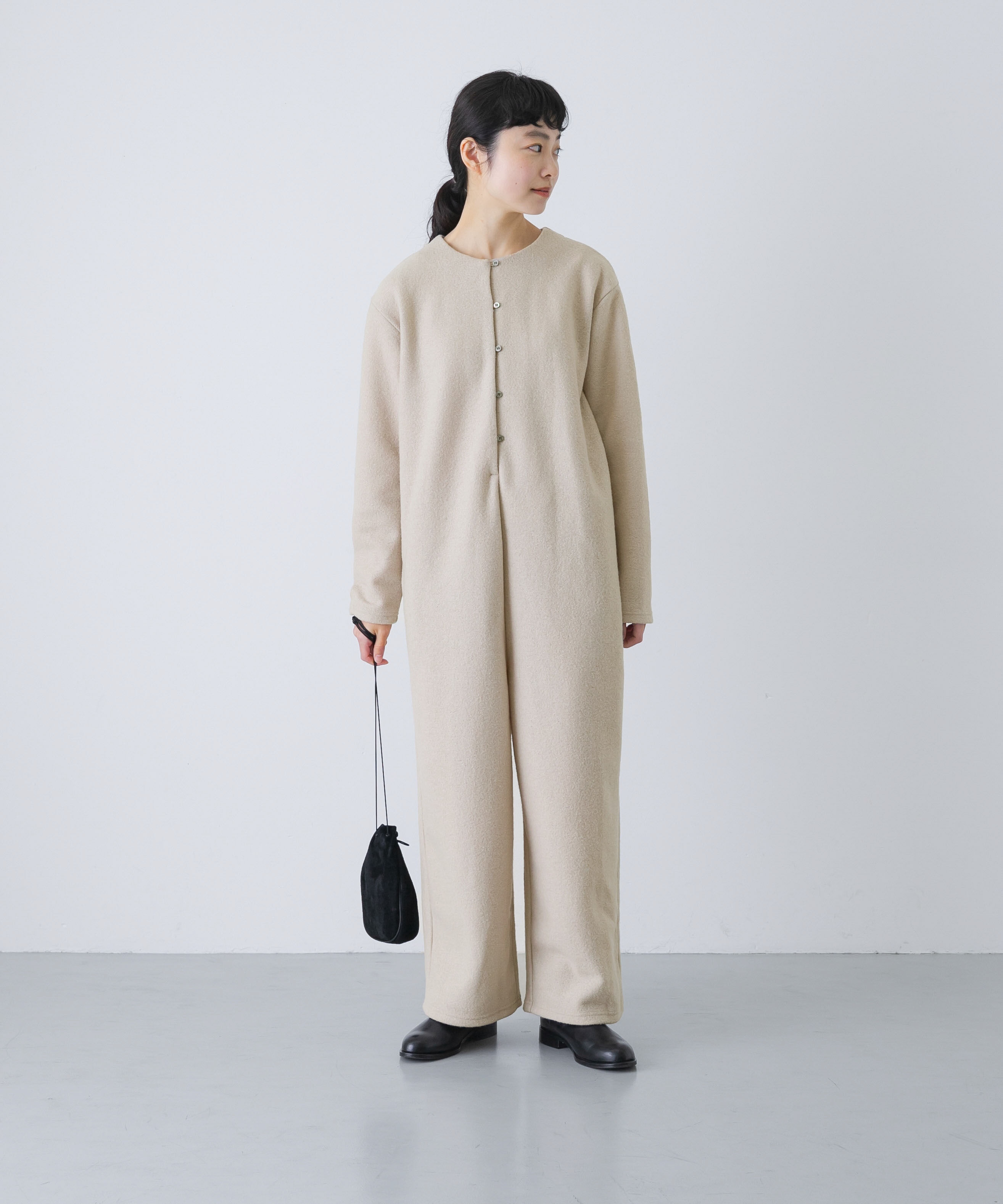 【アーバンリサーチ/URBAN RESEARCH】 ウールブークレーオールインワン