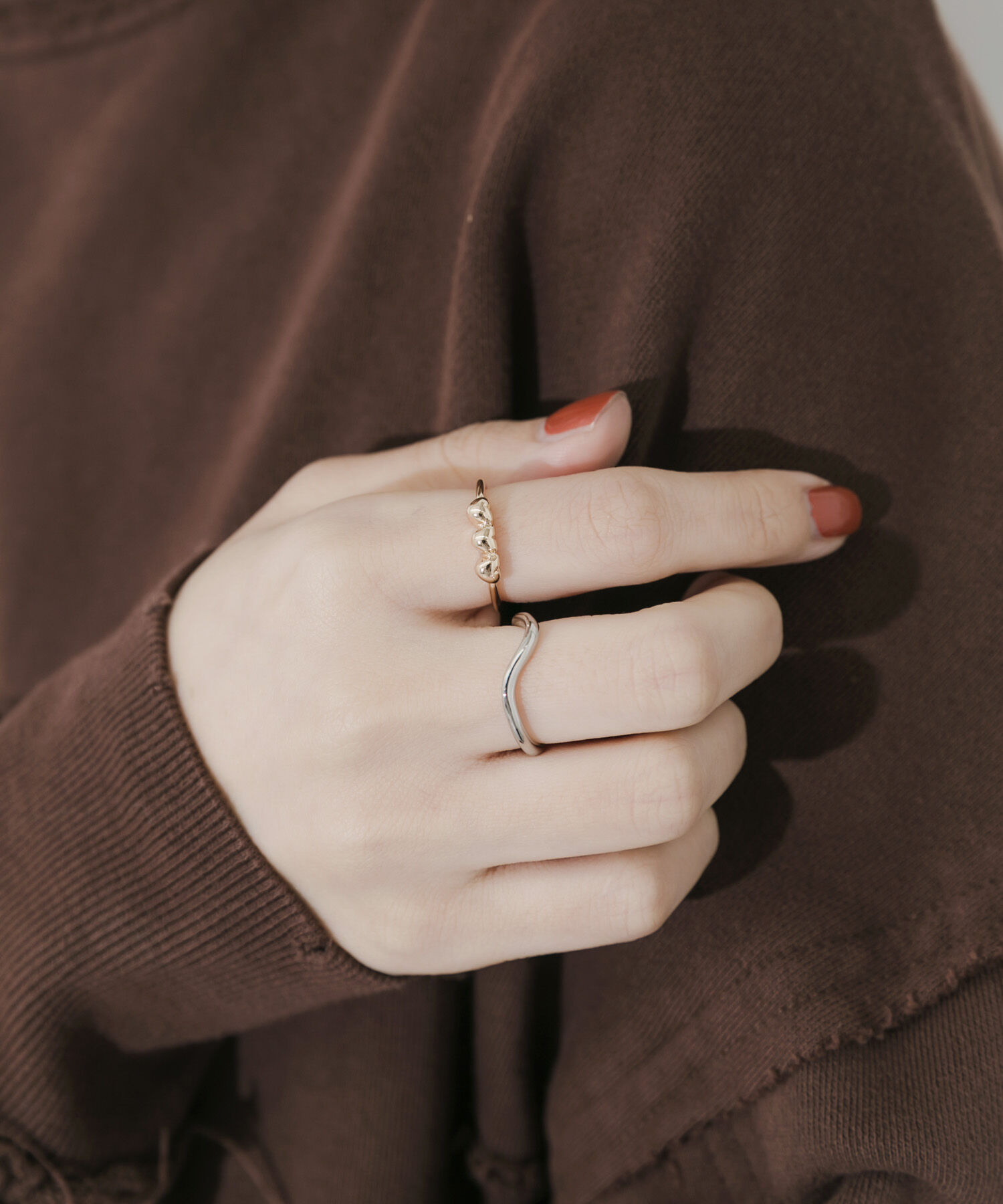 人気メンズファッション|【アーバンリサーチ/URBAN RESEARCH】 トリプルハート2セットリング