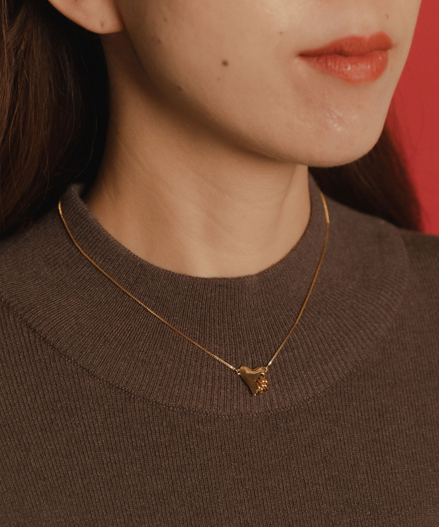 【アーバンリサーチ/URBAN RESEARCH】 LAPUIS Coil Heart ネックレス