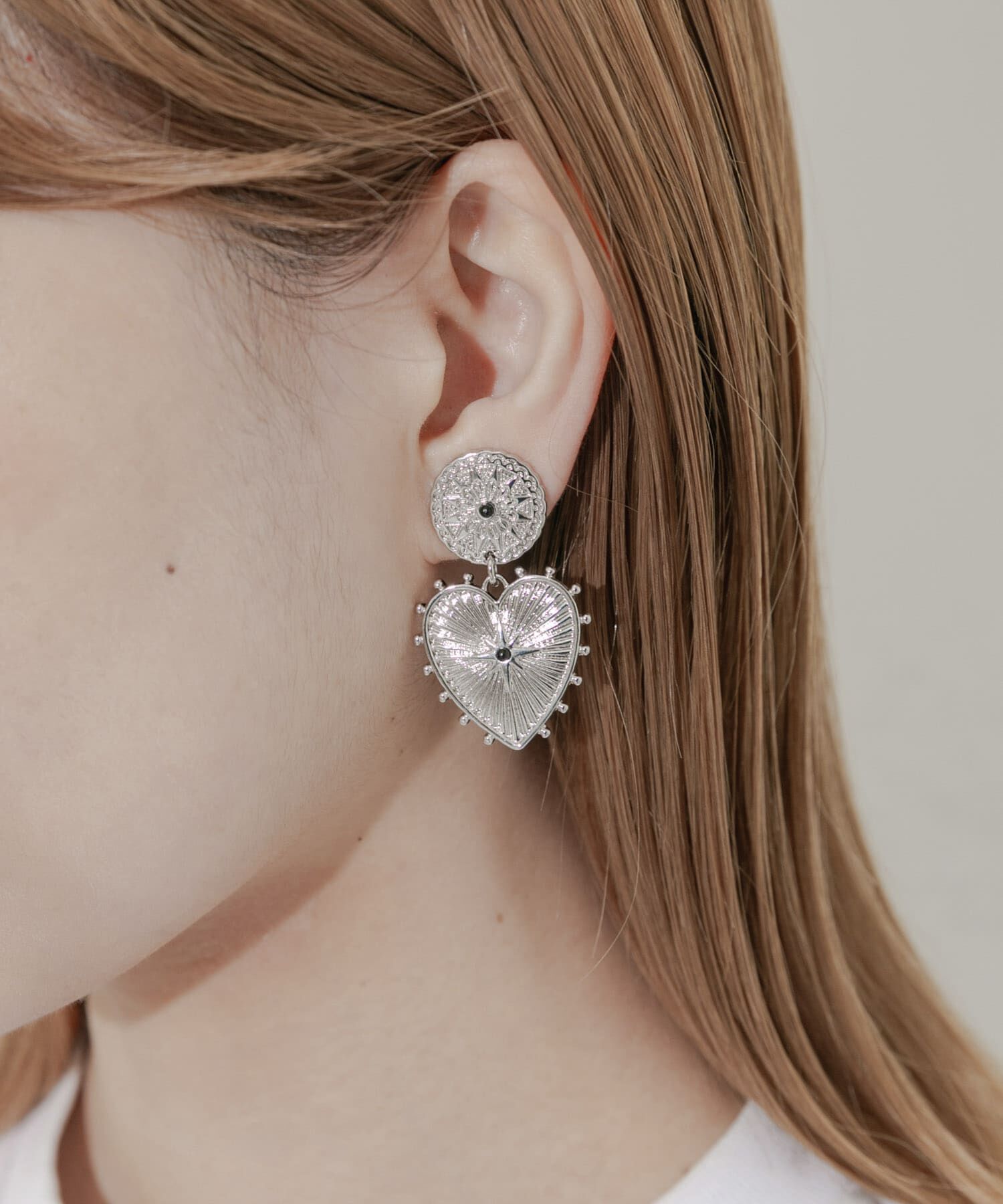 【アーバンリサーチ/URBAN RESEARCH】 ハートコンチョイヤリング